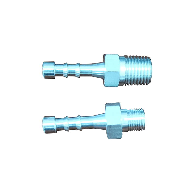 Racord pentru furtun ghimpat din aluminiu pentru prelucrare CNC