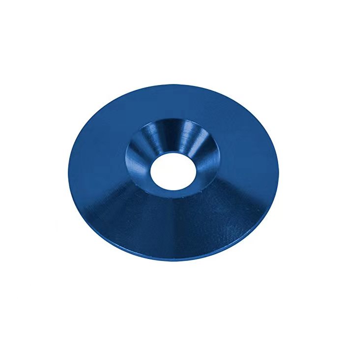 Prelucrare CNC aluminiu șaibă frezată